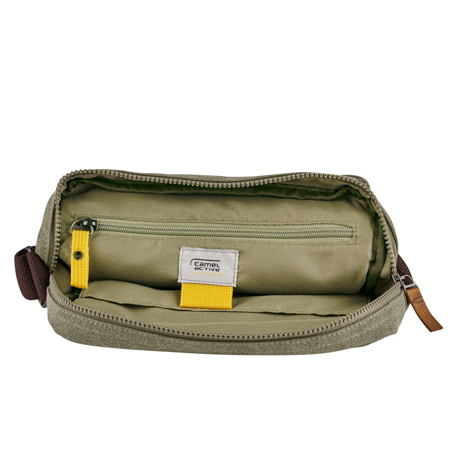 Camel Active AIR Flap bag M top zip Khaki