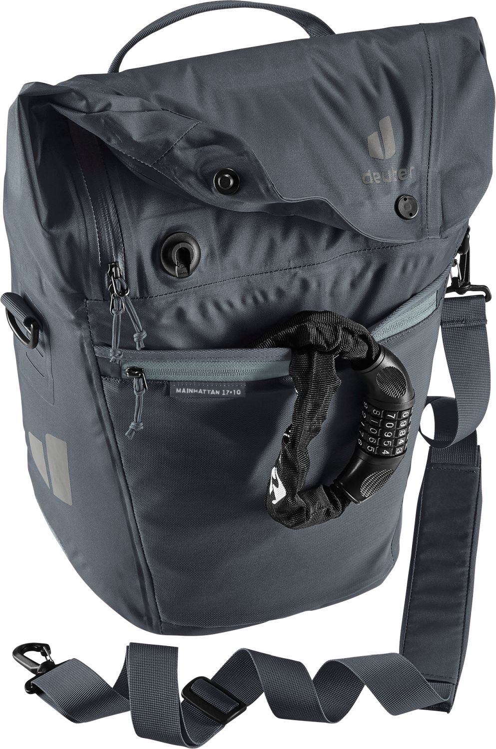 Deuter Mainhattan 17+10 Fahrradtasche  graphite-shale