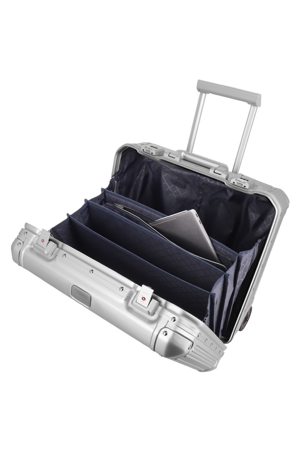 Travelite Next Business Trolley 2-Rollen Silber Travelite Next Business Trolley 2-Rollen Silber