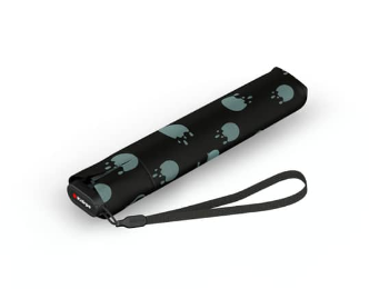 Knirps US.050 ultra light slim manual Taschenschirm rainyday black