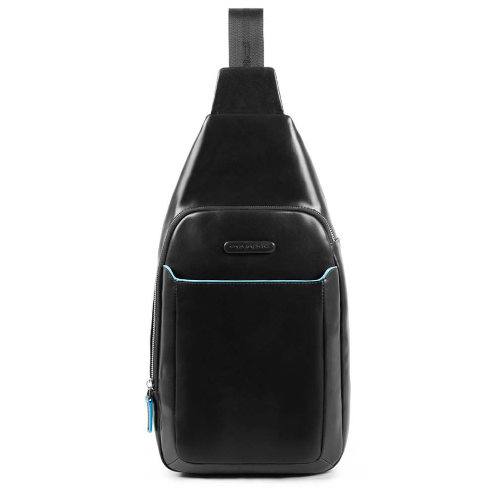 Piquadro Blue Square Querträgertasche mit iPad®-Fach Schwarz
