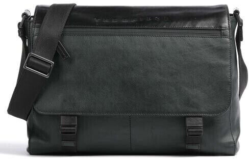 The Bridge Damiano Leder-Kuriertasche -053423EX Malachite/Schwarz/Ruthenium Dunkel