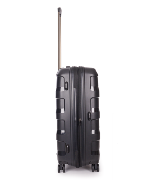 Stratic Straw + Hartschalen-Koffer M, erweiterbar black