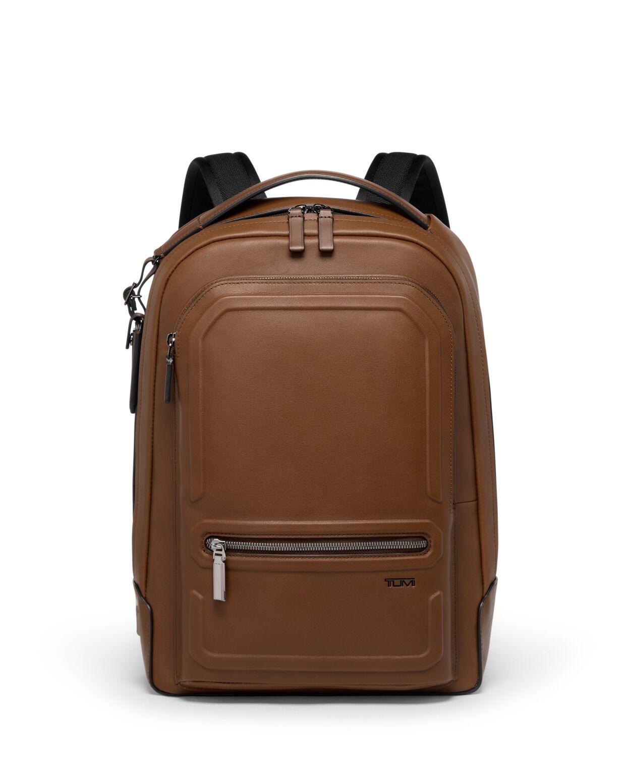Tumi Harrison Bradner Leder-Rucksack, Cognac Bombe