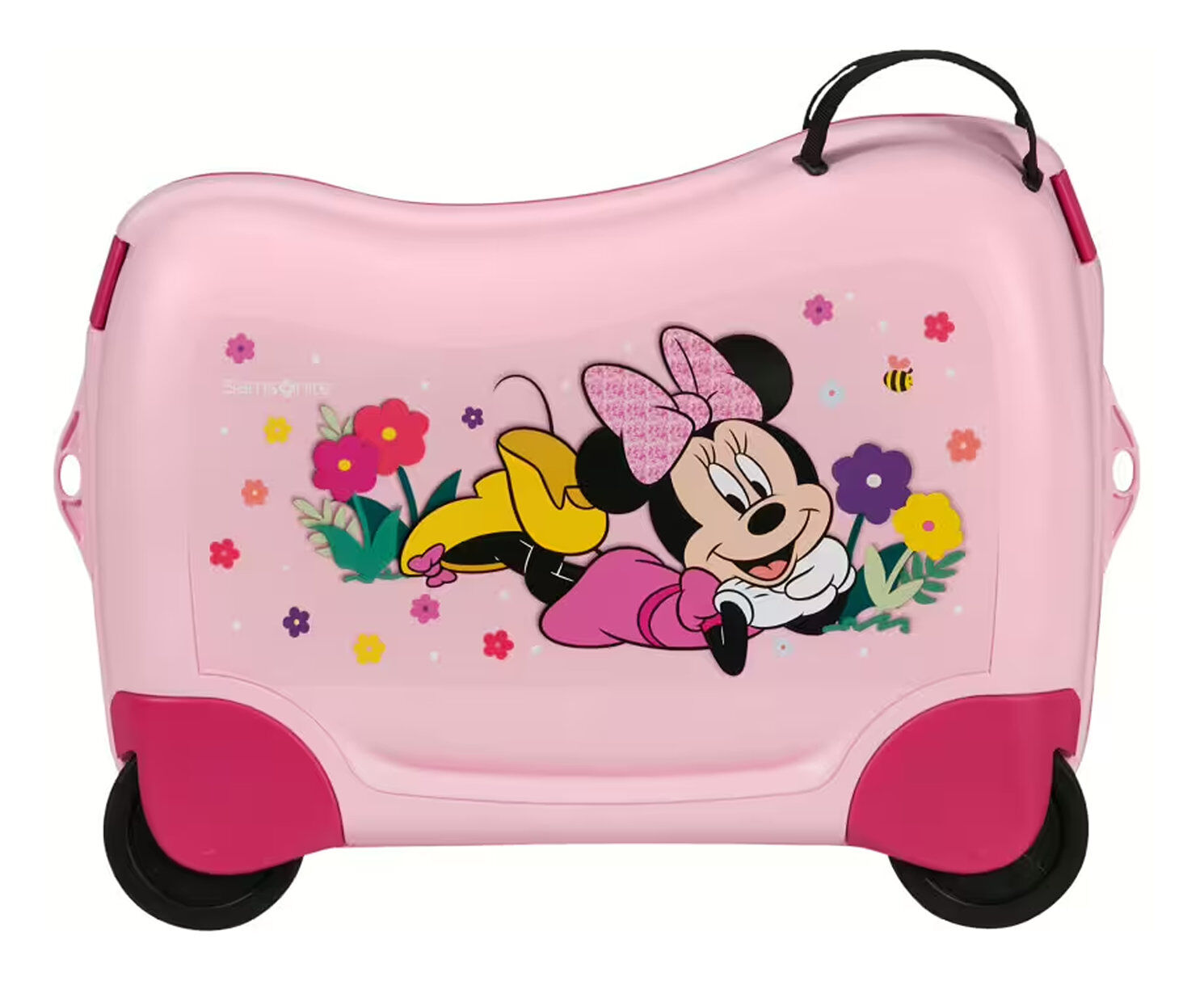 Samsonite Dream2go Disney Ride-On Suitcase, Trolley mit 4 Rollen Minnie Flower Power