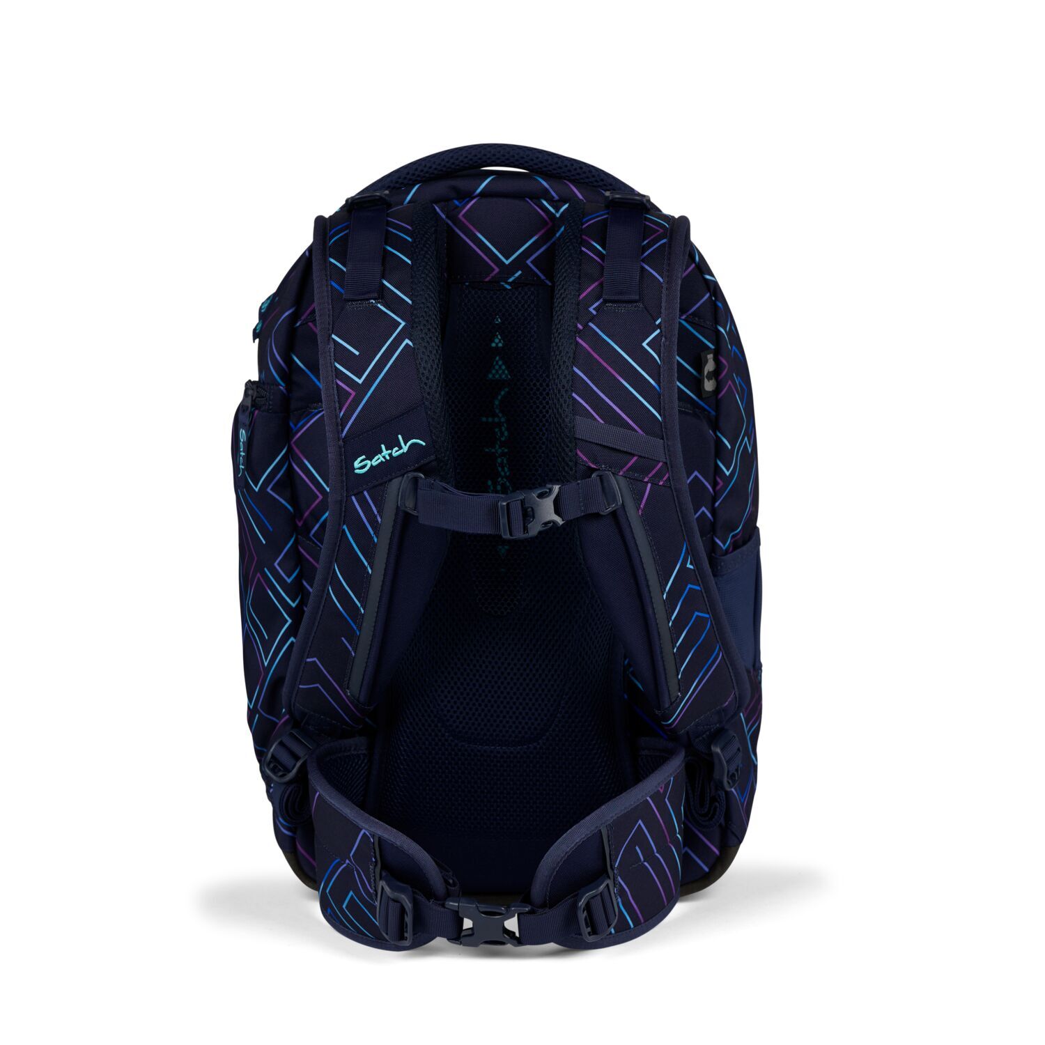 satch match Schulrucksack  Purple Laser