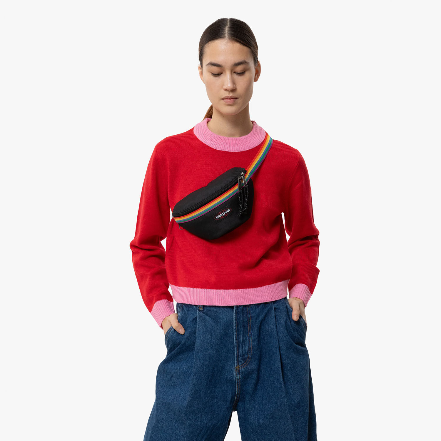 Eastpak Springer Bauchtasche Color Band Rainbow