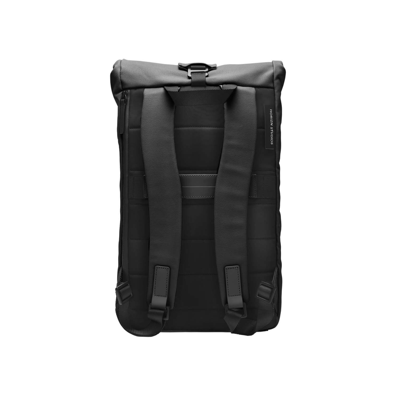 Horizn Studios SoFo Rolltop Backpack erweiterbar All Black