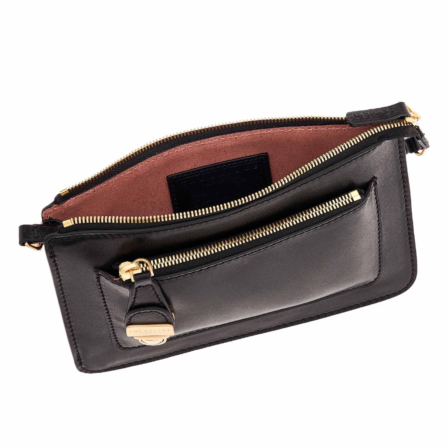 The Bridge Rustici Schultertasche 04394201 Schwarz/Gold