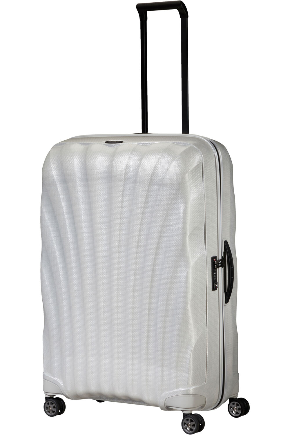 Samsonite C-Lite Trolley mit 4 Rollen 55cm + GRATIS HOTELGUTSCHEIN Off White