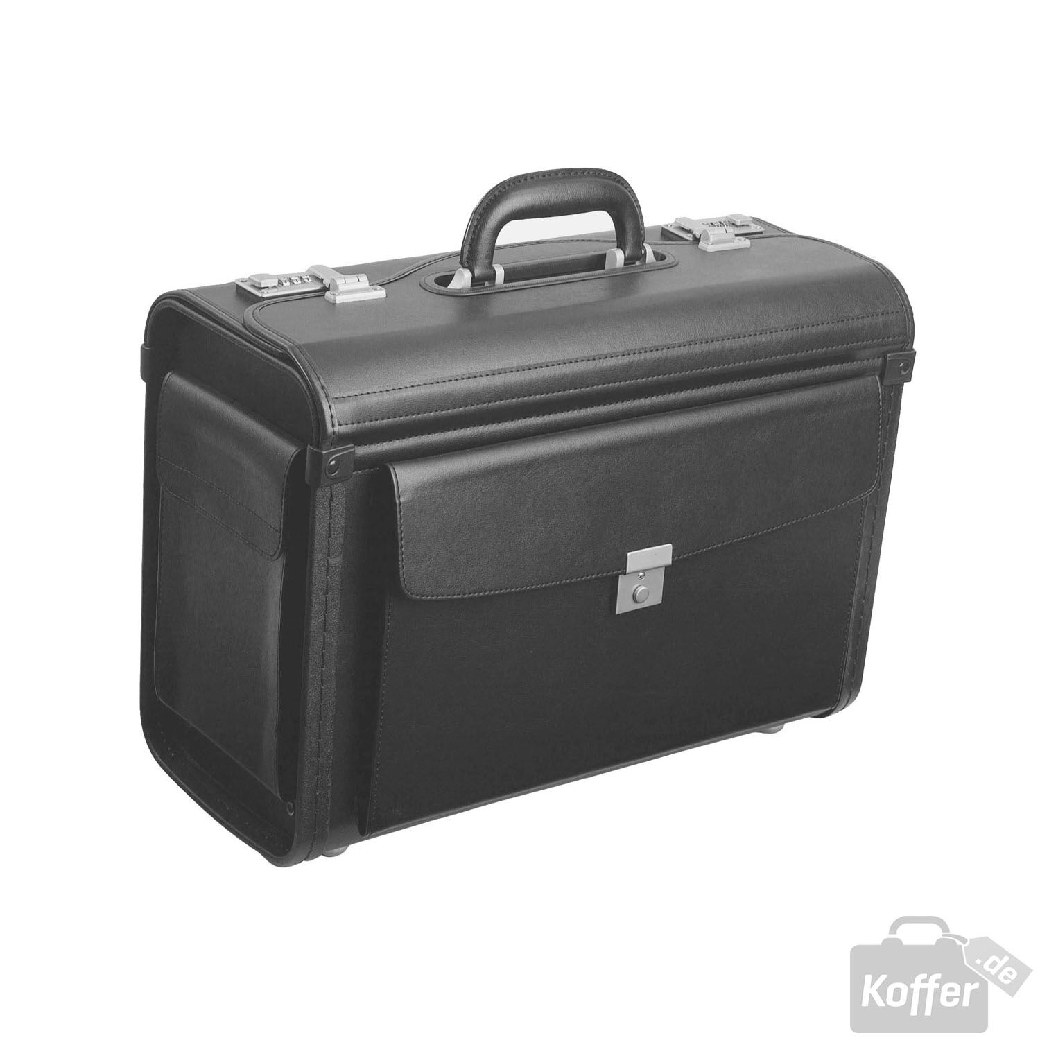 Dermata Airliner Leder Pilotenkoffer 7039KL Dermata Airliner Leder Pilotenkoffer 7039KL