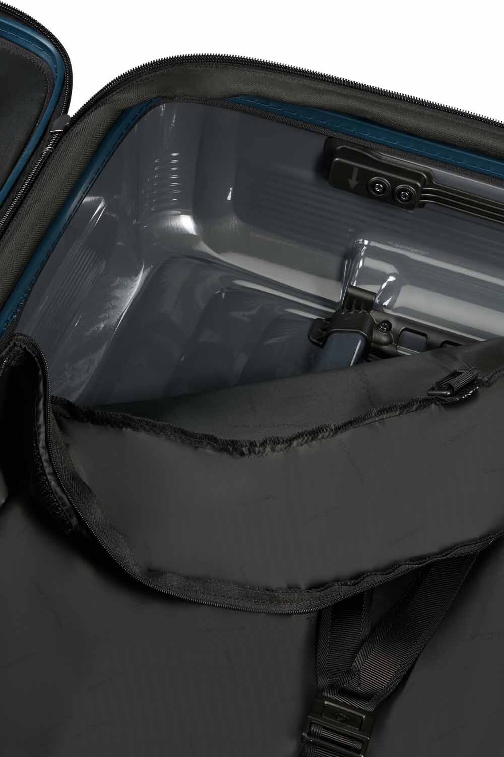 Samsonite Nuon Trolley mit 4 Rollen erweiterbar 75cm + GRATIS HOTELGUTSCHEIN Metallic Dark Blue Samsonite Nuon Trolley mit 4 Rollen erweiterbar 75cm + GRATIS HOTELGUTSCHEIN Metallic Dark Blue