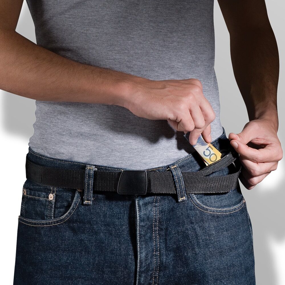 pacsafe Cashsafe Anti-Theft Travel Wallet Belt Black pacsafe Cashsafe Anti-Theft Travel Wallet Belt Black