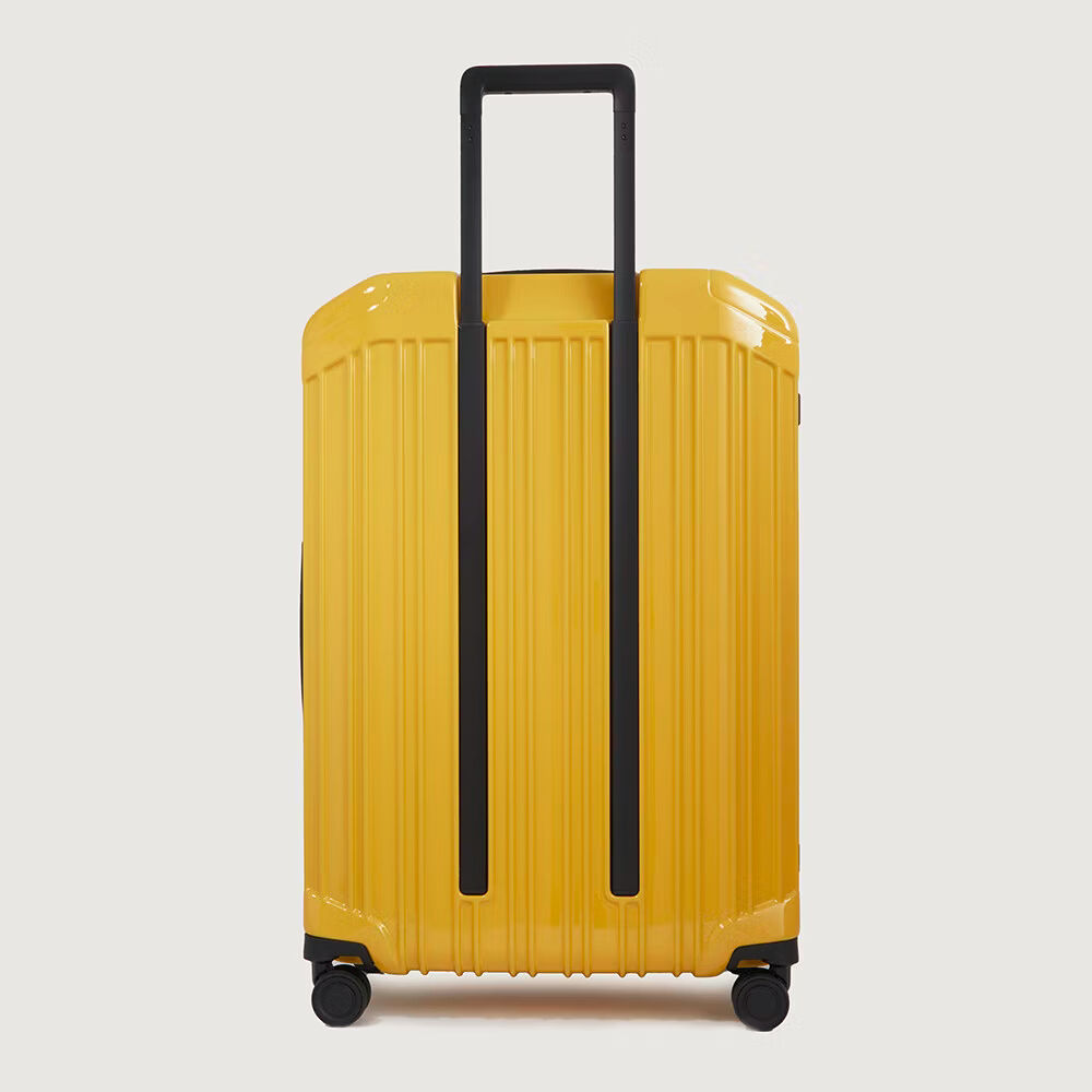 Piquadro PQ-Light 4-Rollen Trolley Koffer 75cm; glänzend Gelb