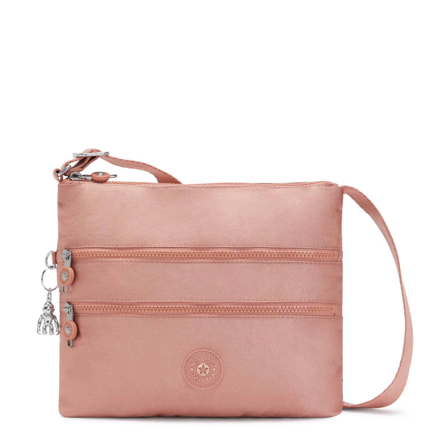 Kipling ALVAR Mittelgroße Schultertasche Dynamic Twill Warm Rose