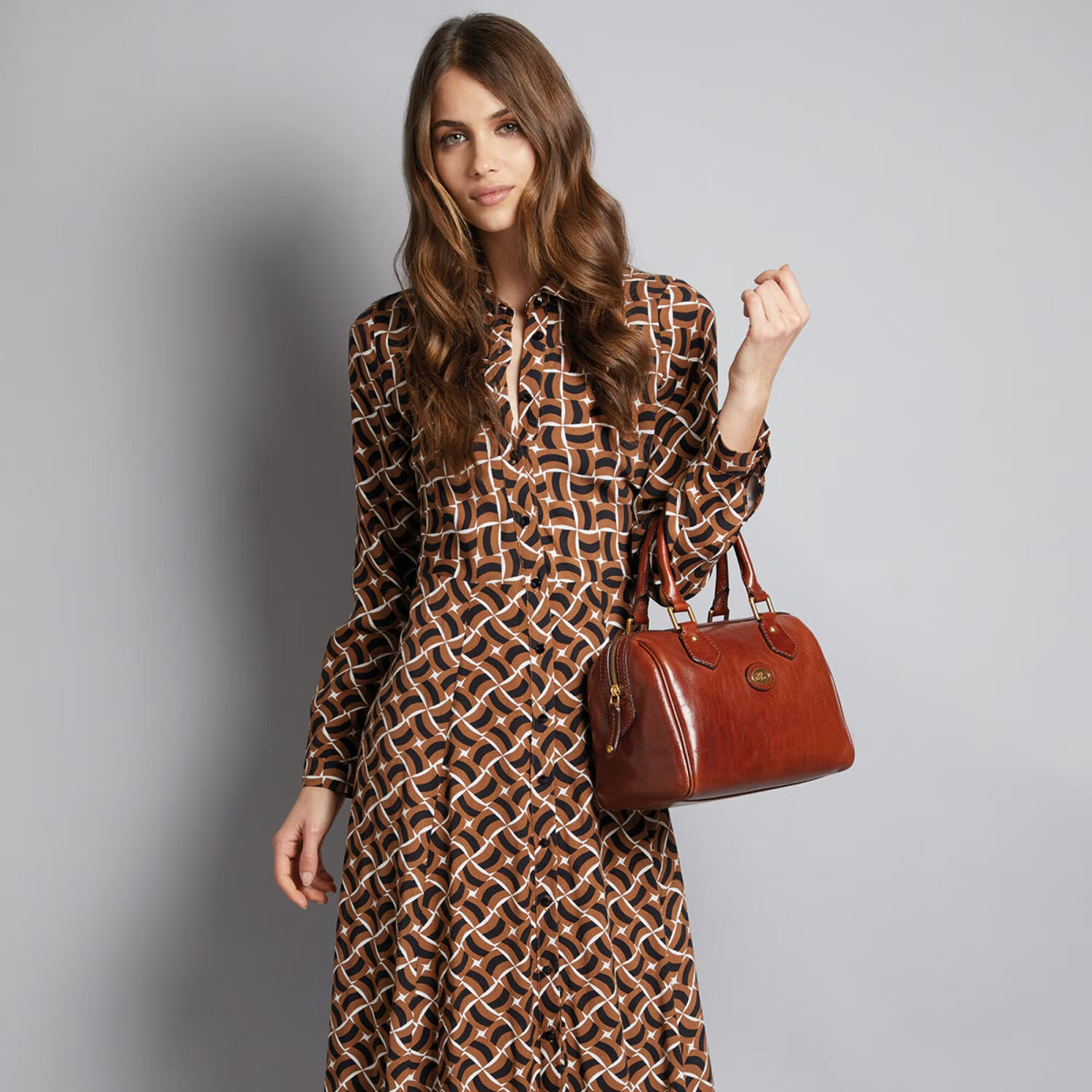 The Bridge Story Donna Damentasche 25 cm Cerule/Gold