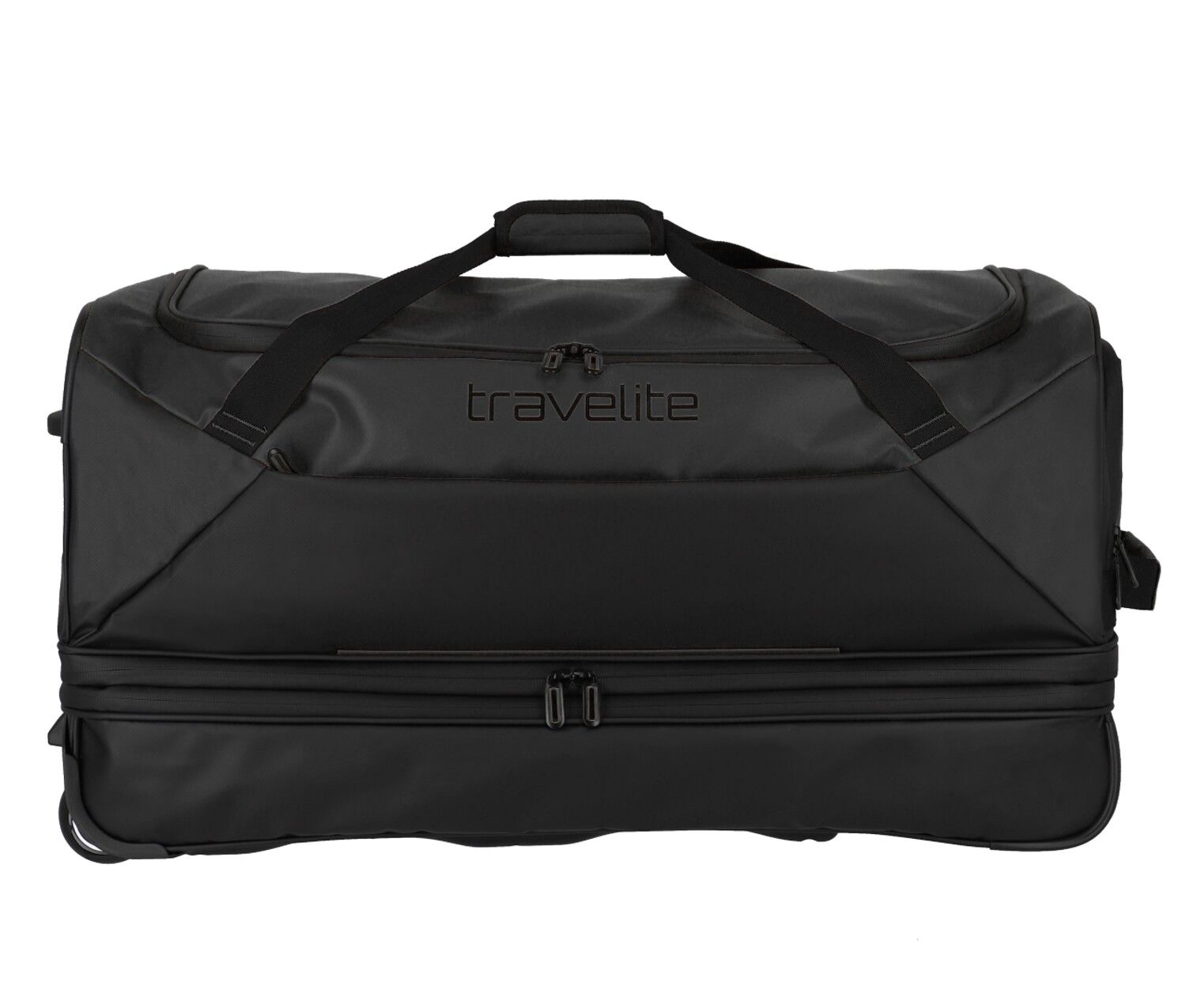 Travelite Basics Plane Rollenreisetasche erweiterbar Schwarz