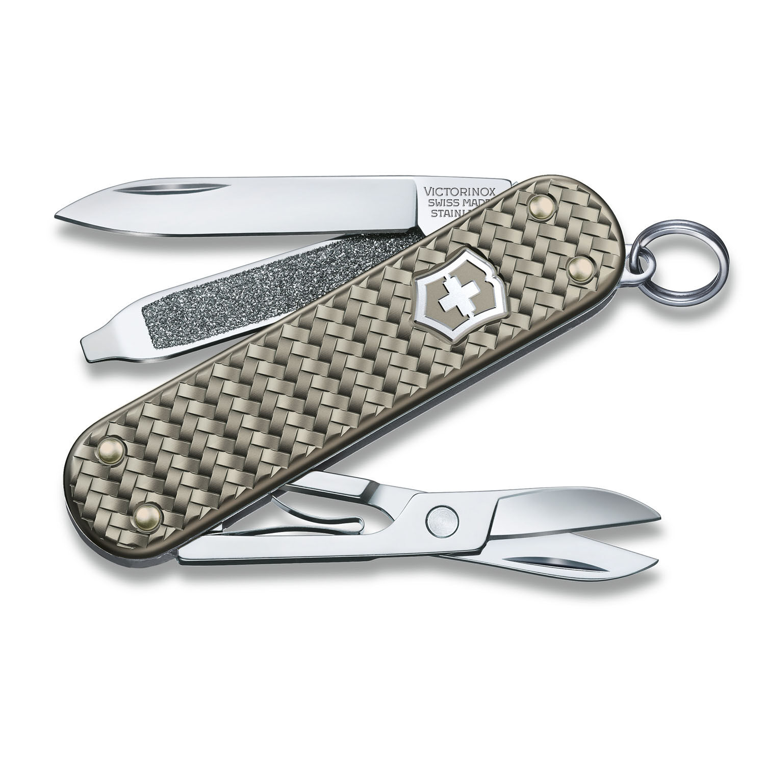 Victorinox Classic Sd Precious Alox Kollektion, Kleines Taschenmesser Infinite Grey