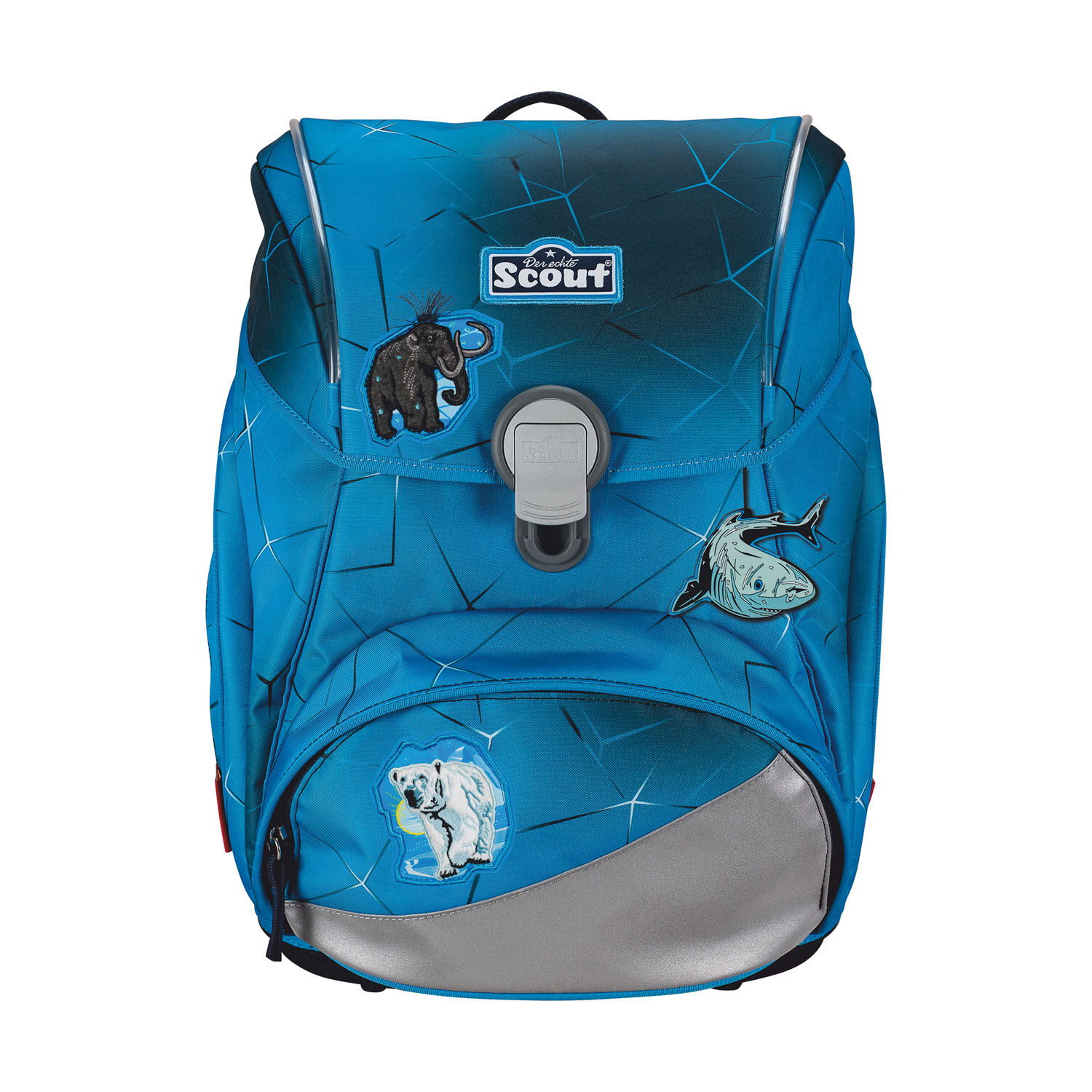 Scout Alpha Exklusiv Safety Light Schulranzen-Set 5-teilig Polar Blue Scout Alpha Exklusiv Safety Light Schulranzen-Set 5-teilig Polar Blue