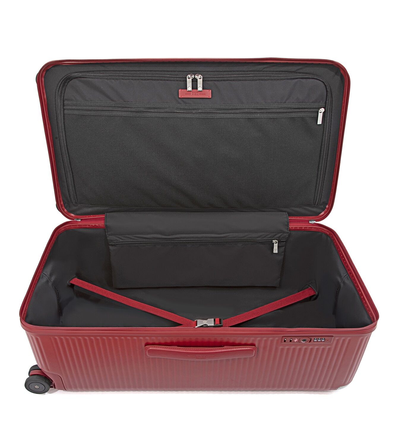 FPM Bank Zip Trunk on Wheels M Cherry Red