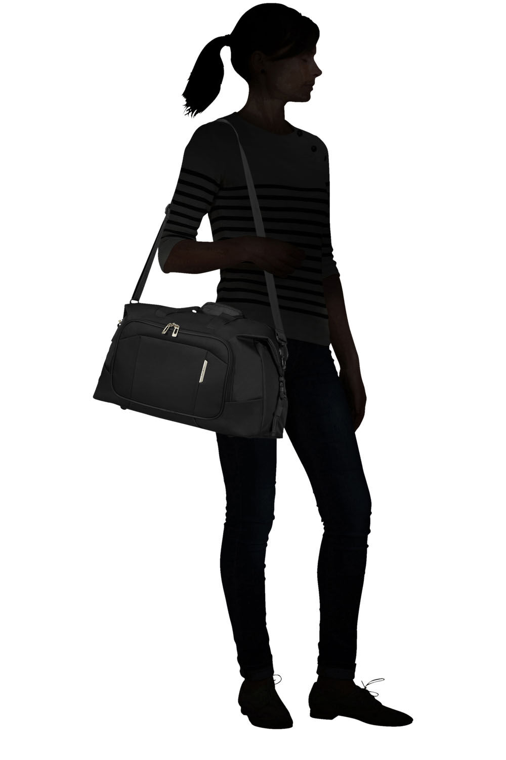 Samsonite Respark Reisetasche Overnighter 48cm + GRATIS HOTELGUTSCHEIN Ozone Black