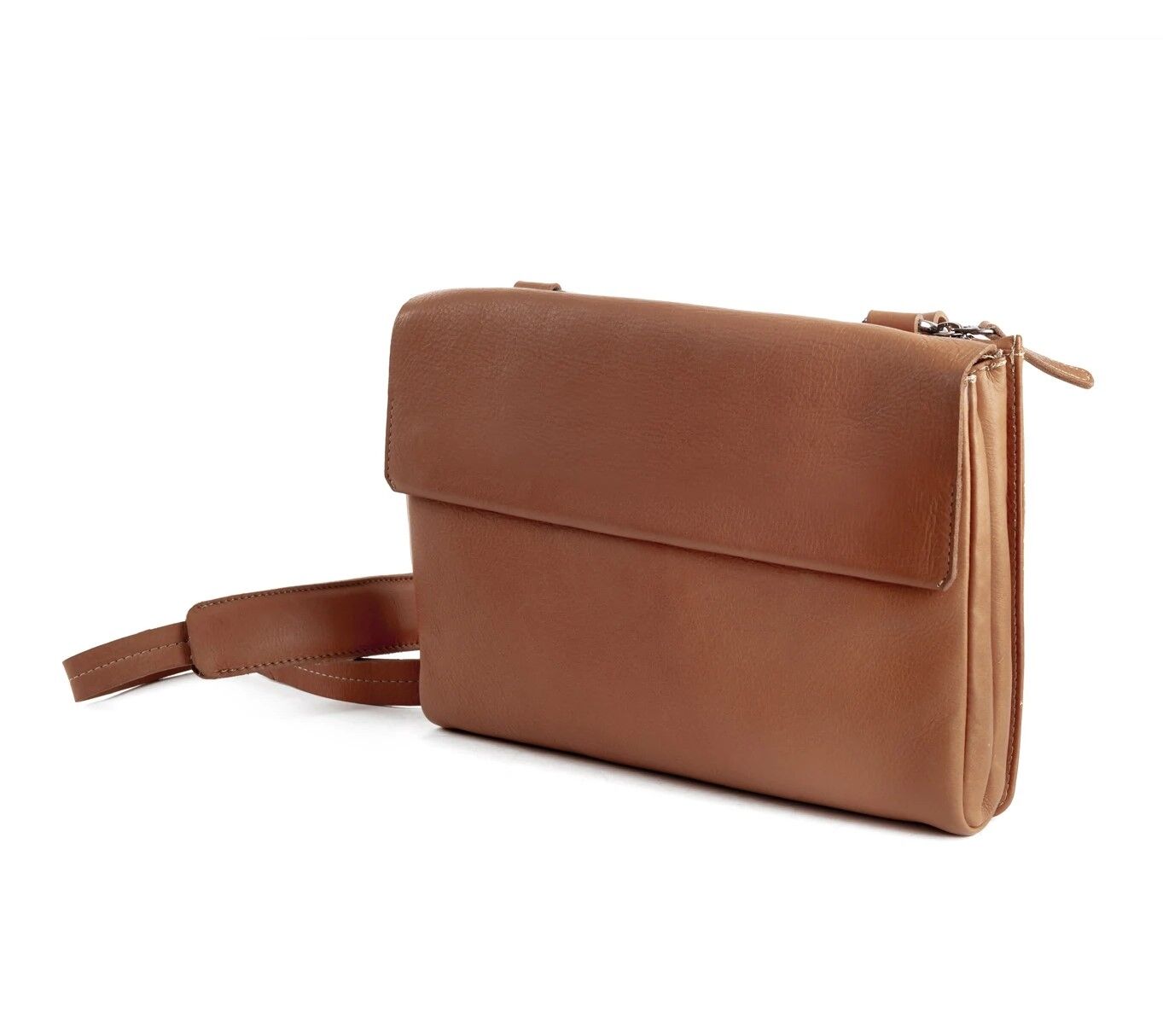 Harold's Campo Plaid Messengerbag cognac