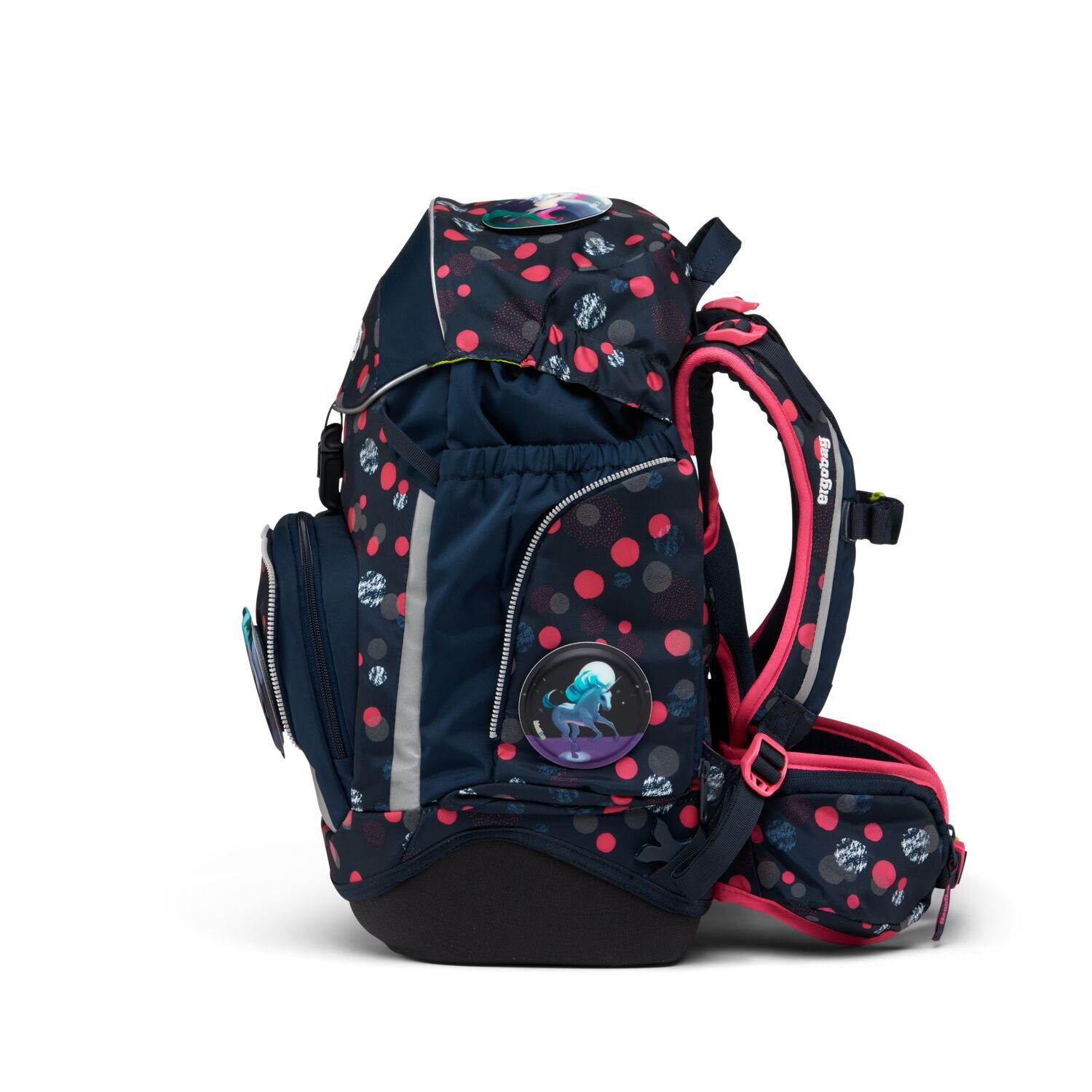 ergobag pack Reflective Style 2023 Schulrucksack-Set, 6-tlg. PhantBärsiewelt