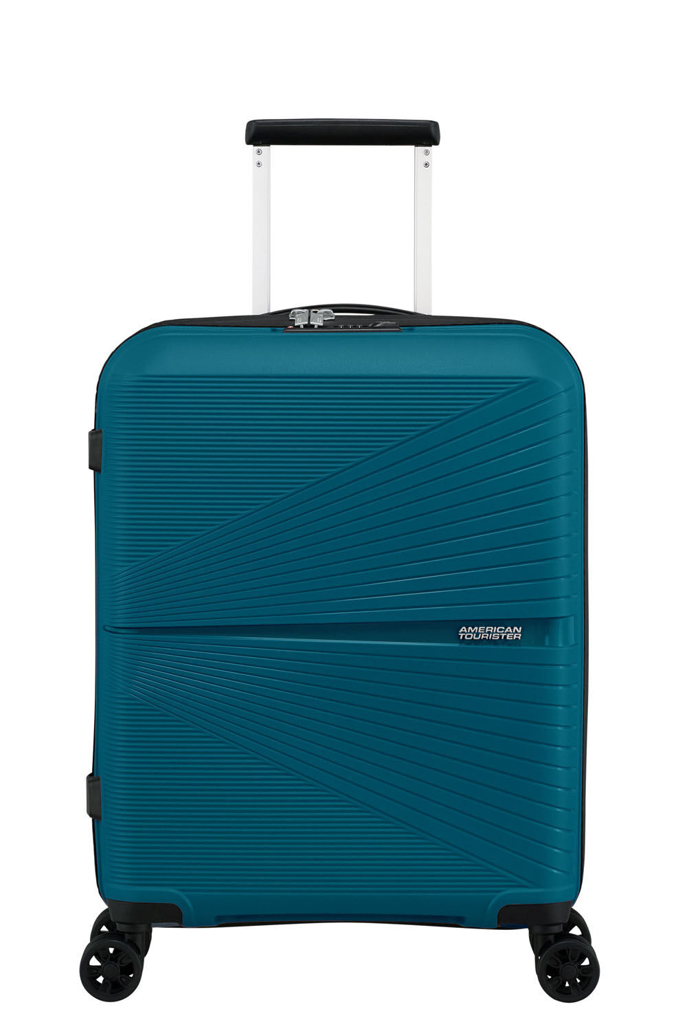 American Tourister Airconic Handgepäck Trolley 55cm mit 4 Rollen + GRATIS HOTELGUTSCHEIN Deep Ocean