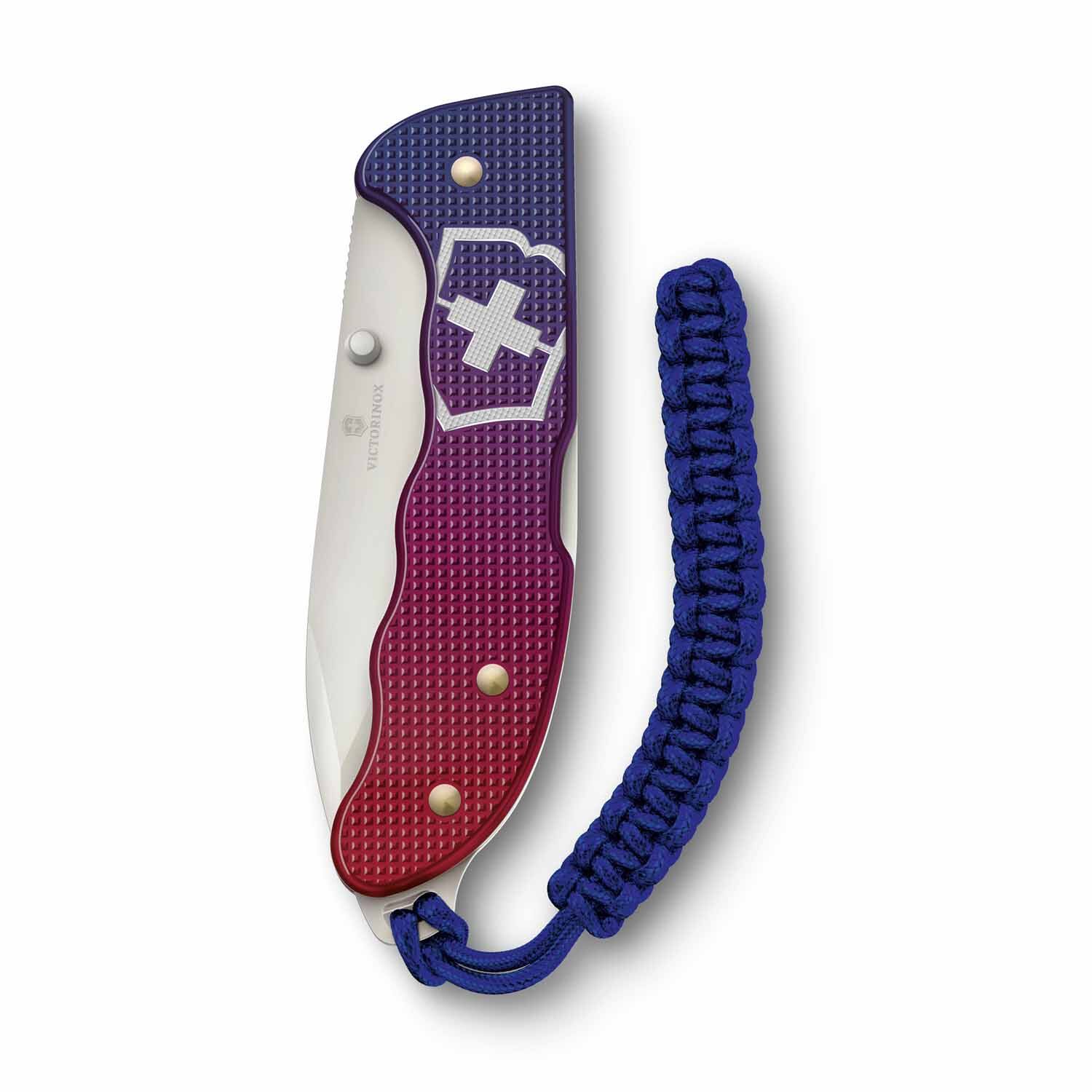 Victorinox Evoke Alox Grosses Taschemesser, Klappbares Messer blau/rot Victorinox Evoke Alox Grosses Taschemesser, Klappbares Messer blau/rot