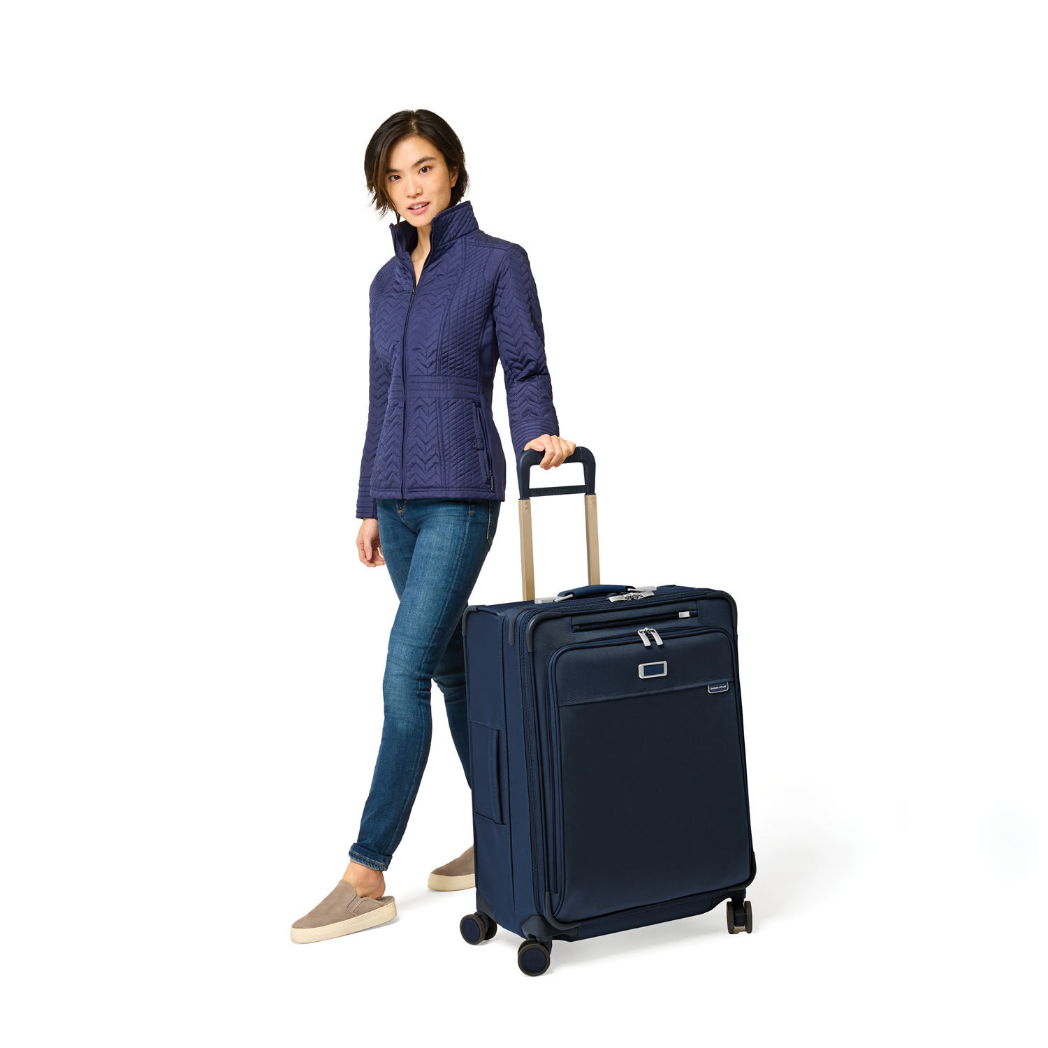 Briggs & Riley Baseline Medium Expandable Spinner Navy