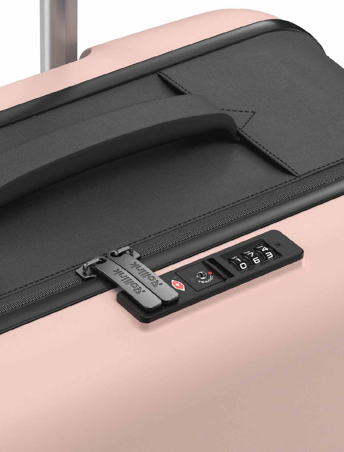 Rollink Vega 360 26" Check-In M, 4-Rollen Rose Smoke