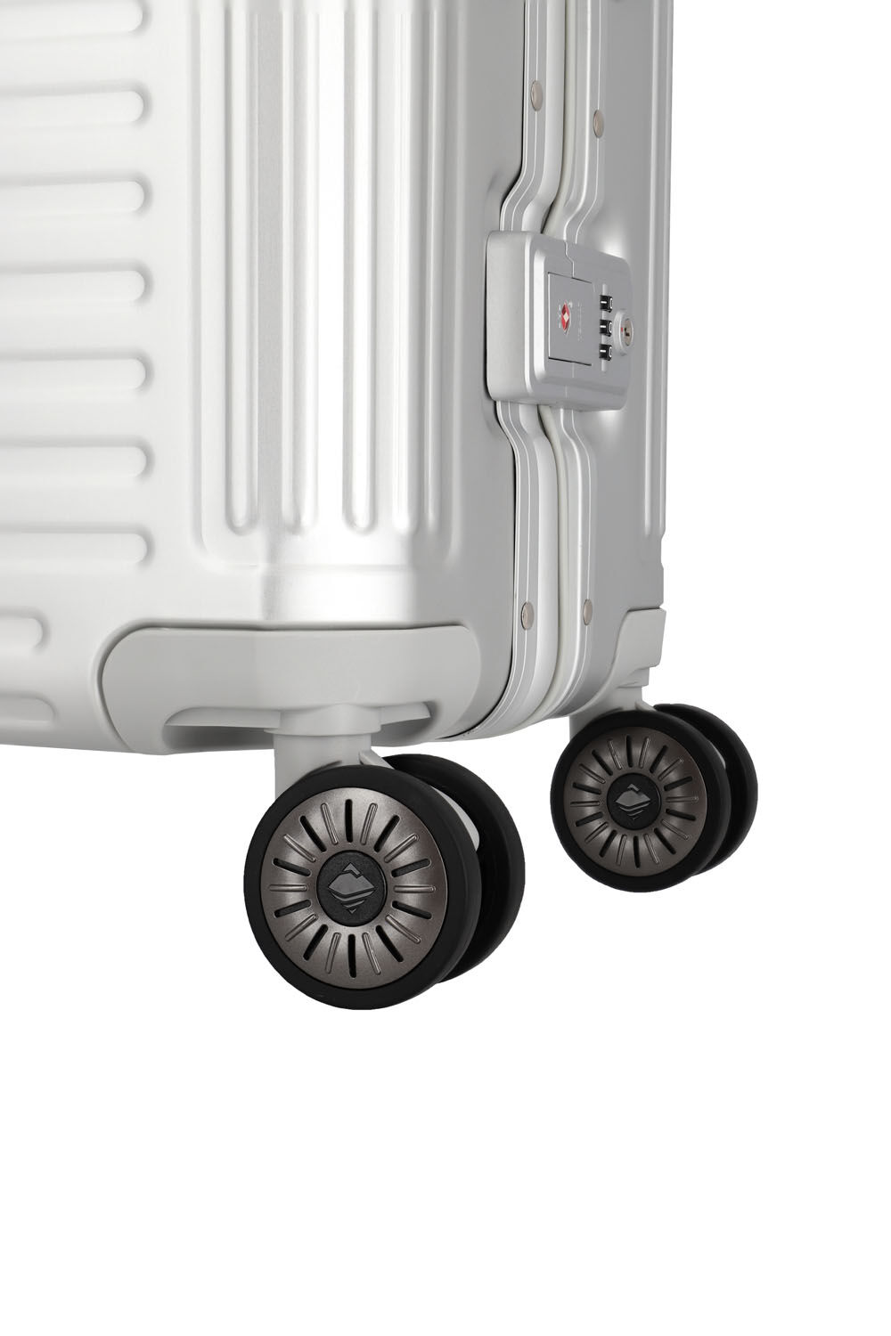 Travelite Next Trolley S 4-Rad mit Vortasche Silber