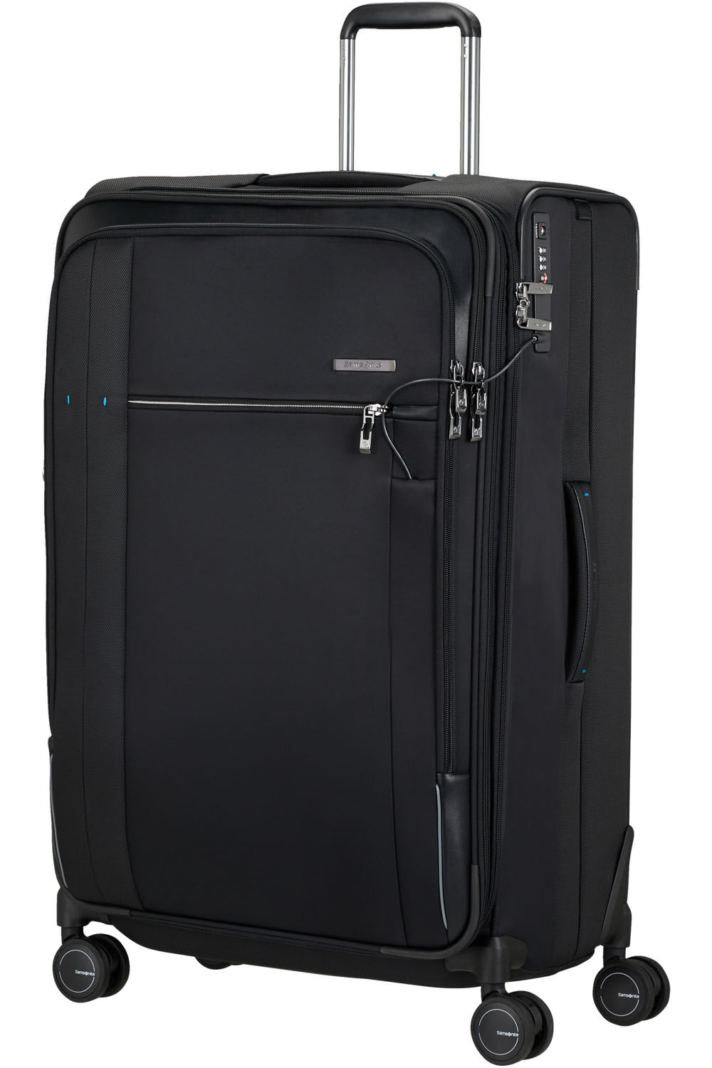 Samsonite Spectrolite 3.0 TRVL Trolley mit 4 Rollen erweiterbar 78cm + GRATIS HOTELGUTSCHEIN Black