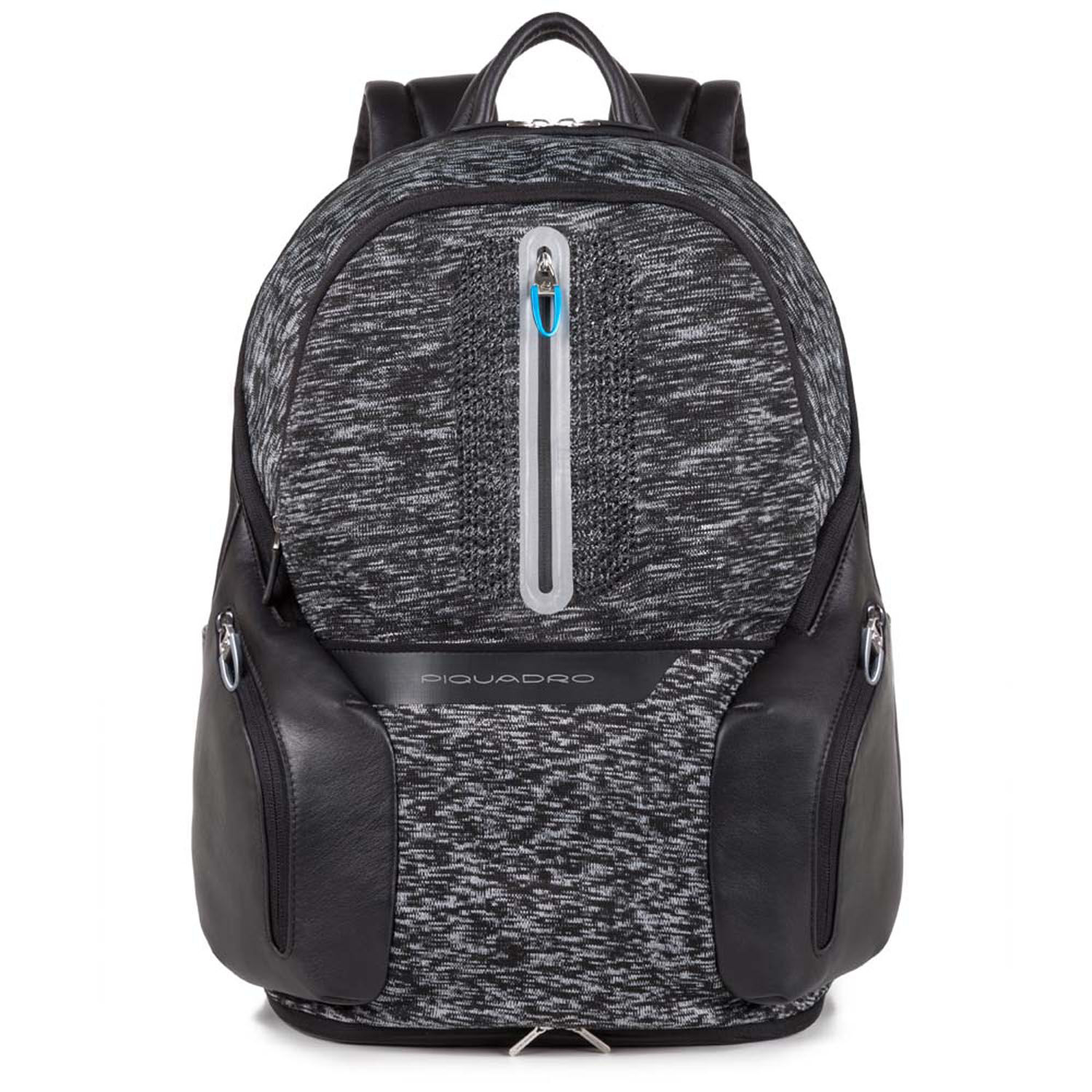 Piquadro Coleos Laptoprucksack mit Tablet-Fach und USB-Anschluss Schwarz