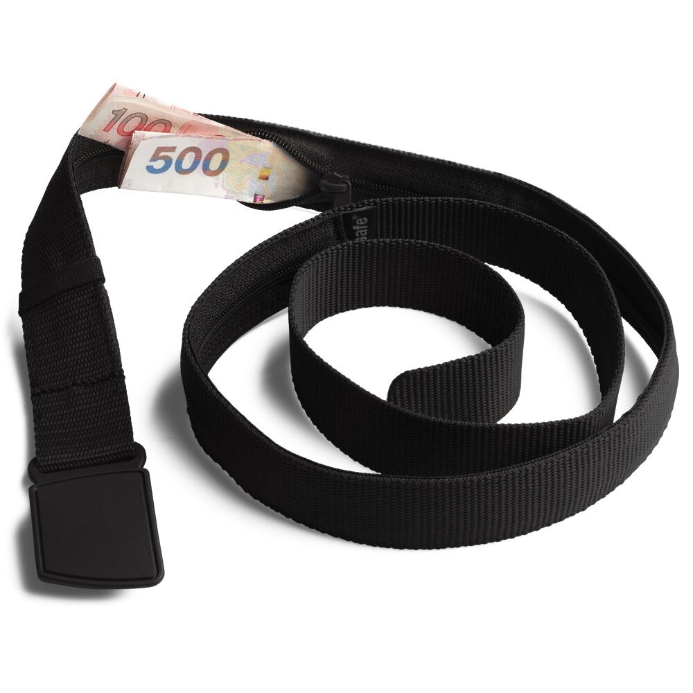 pacsafe Cashsafe Anti-Theft Travel Wallet Belt Black