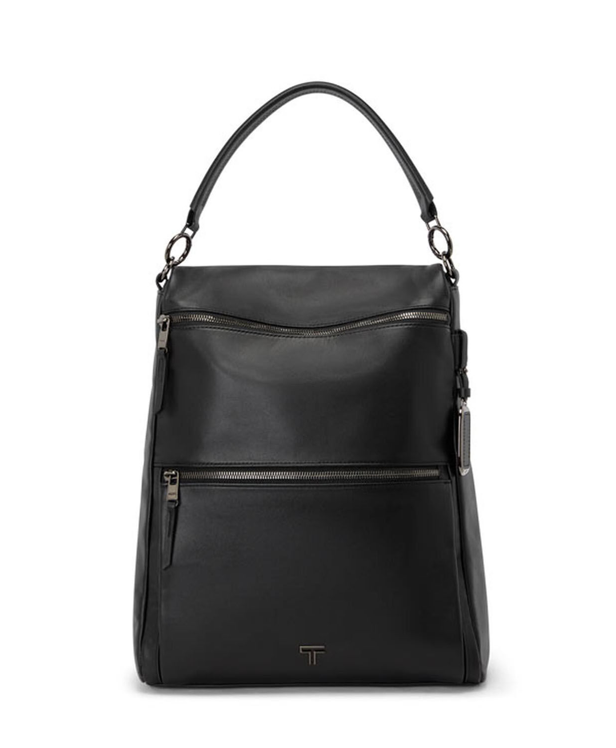 Tumi Voyageur Limerick Leder-Rucksack Tasche Black/Gunmetal Tumi Voyageur Limerick Leder-Rucksack Tasche Black/Gunmetal