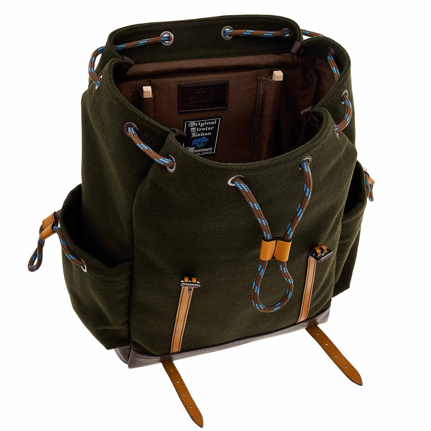 The Bridge Loden Capsule Rucksack 0601125F Braun/Grün Loden/Dunkles Ruthenium The Bridge Loden Capsule Rucksack 0601125F Braun/Grün Loden/Dunkles Ruthenium