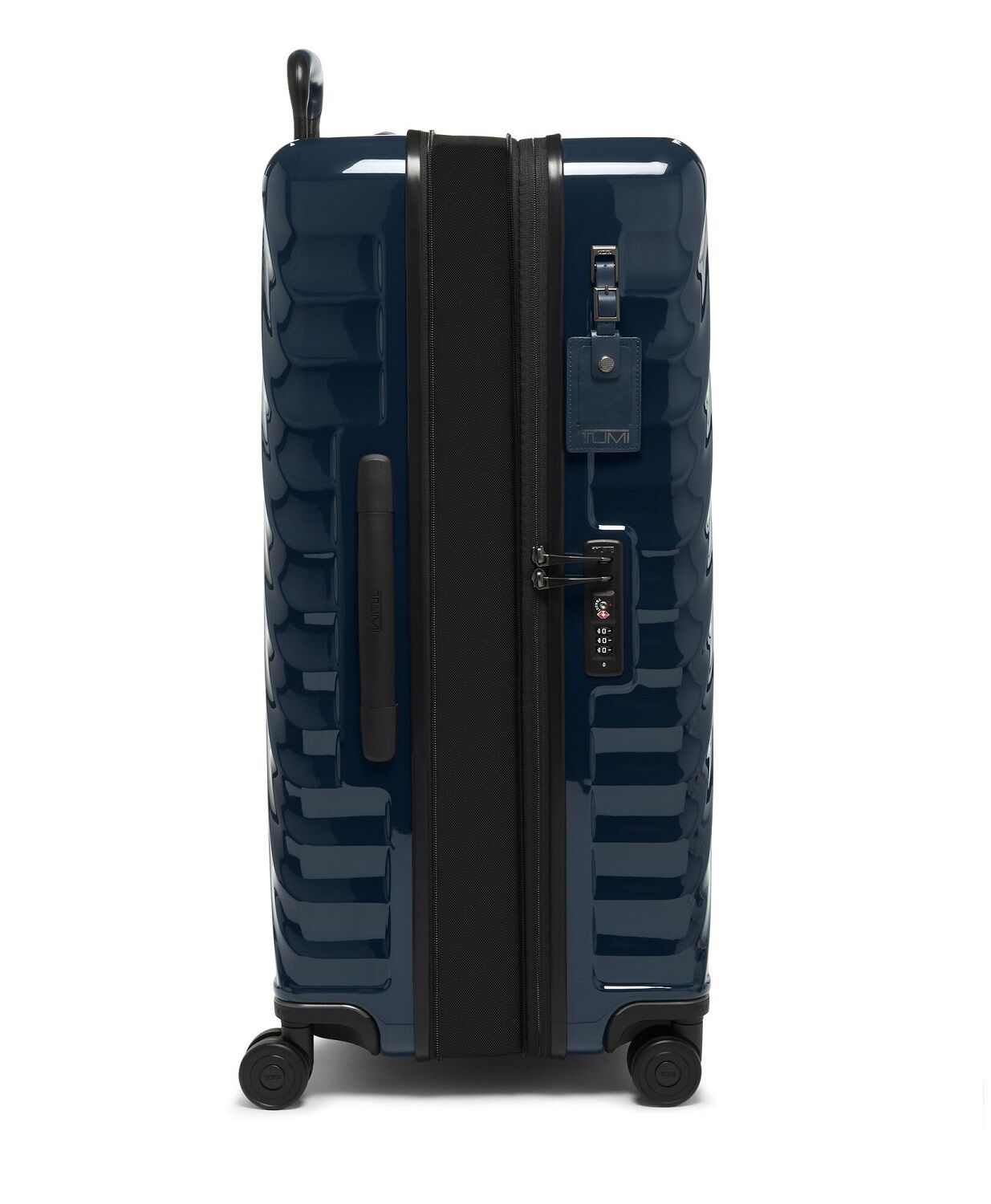 Tumi 19 Degree Erweiterbarer Aufgabekoffer für längere Reisen 77,5cm; glänzend Navy
