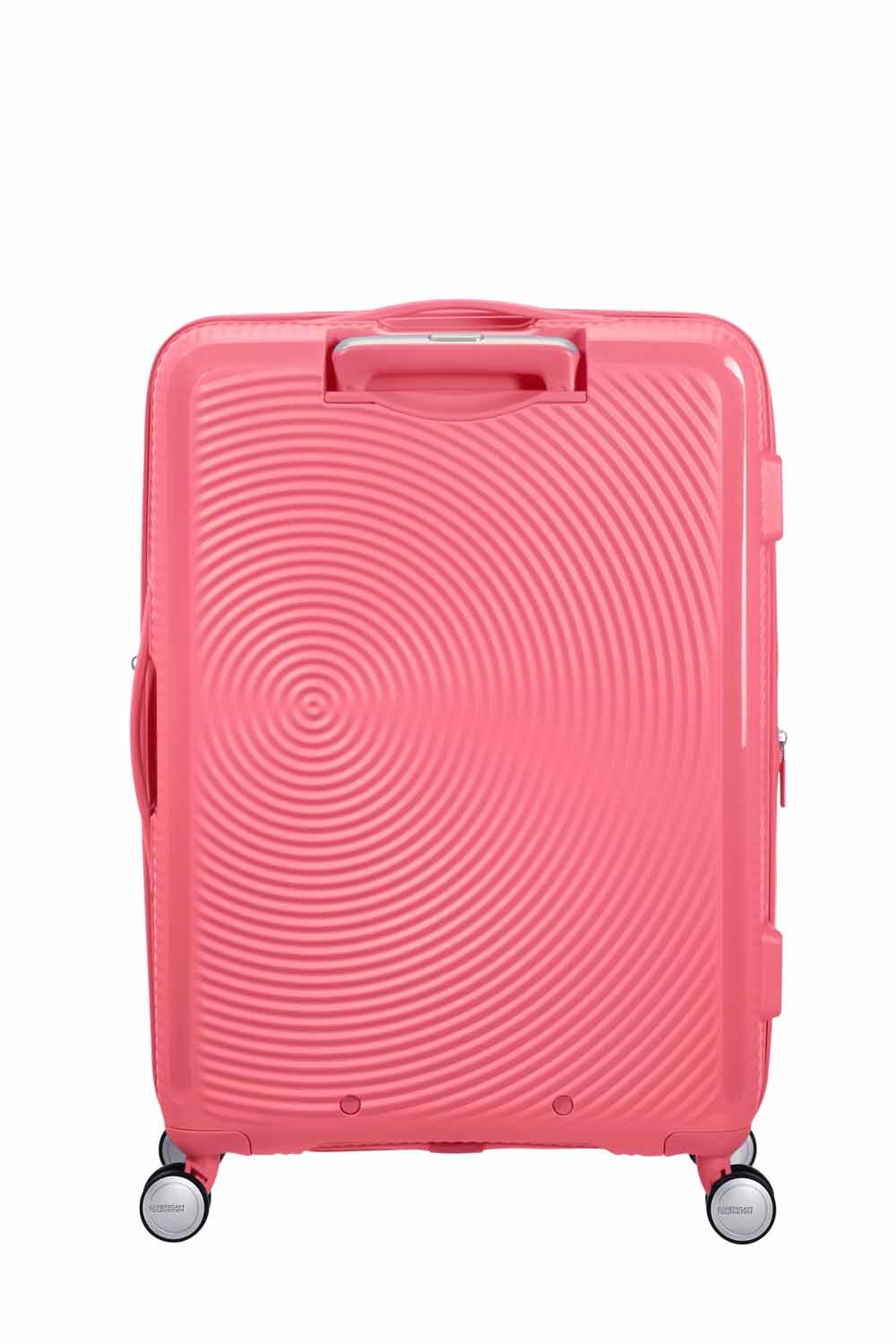 American Tourister Soundbox Trolley M 4R 67cm, erweiterbar Sun Kissed Coral