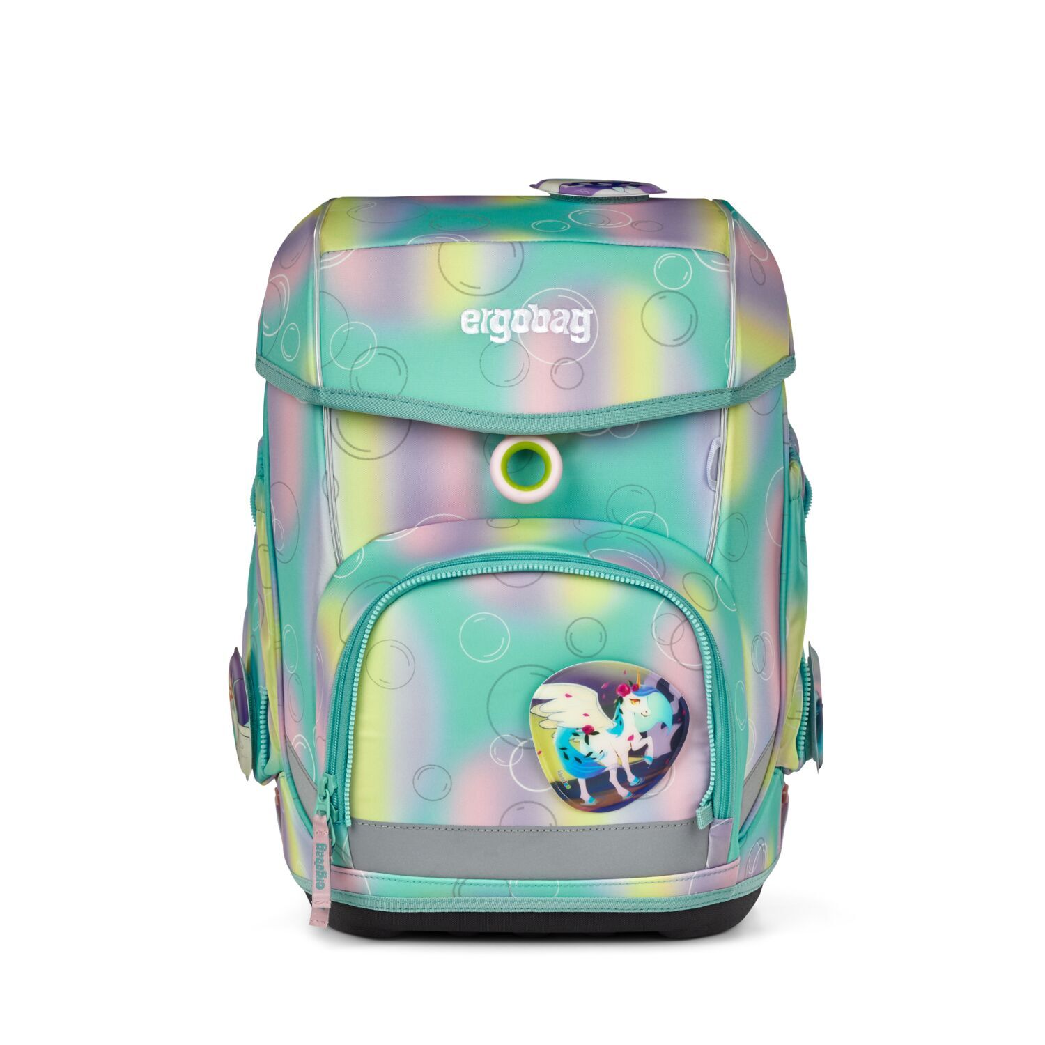 ergobag cubo REFLEX GLOW 5-teiliges Schulrucksack-Set 2025 ZauBärwelt