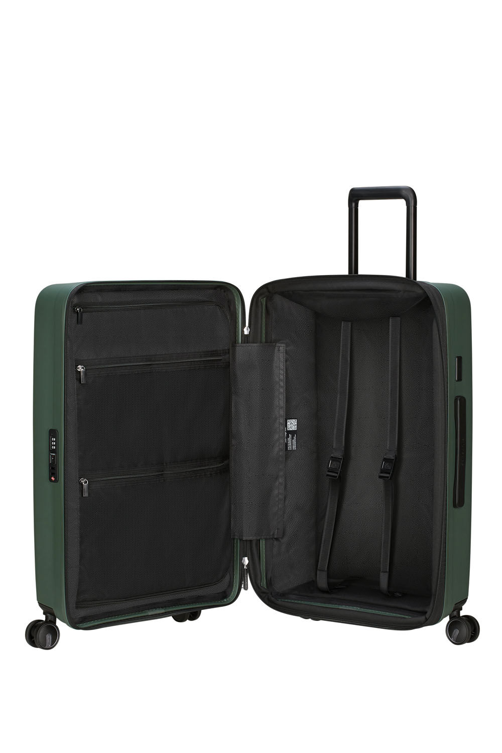 Samsonite Restackd Trolley mit 4 Rollen erweiterbar 68cm + GRATIS HOTELGUTSCHEIN Sage