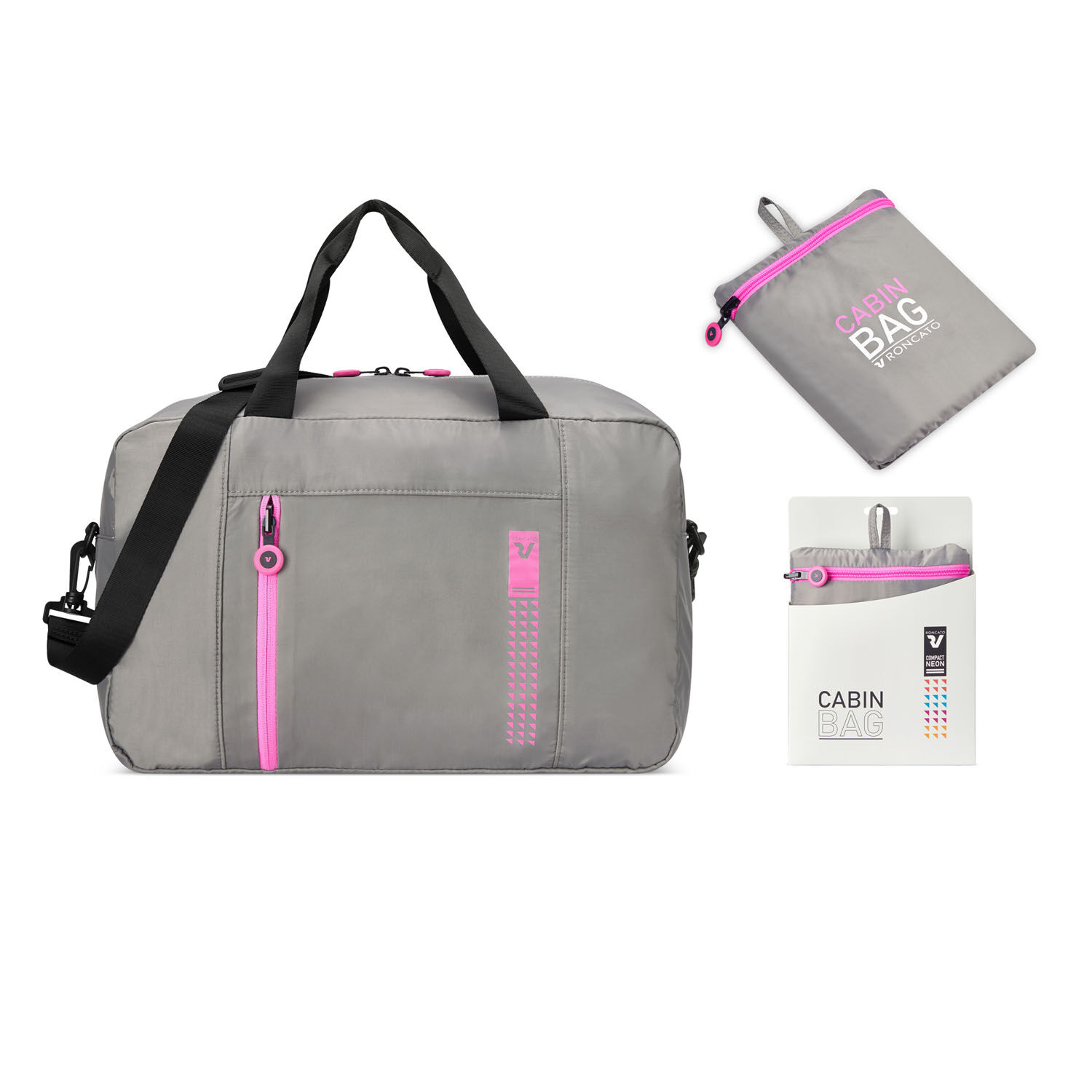 Roncato Compact Neon Kabinentasche Grey