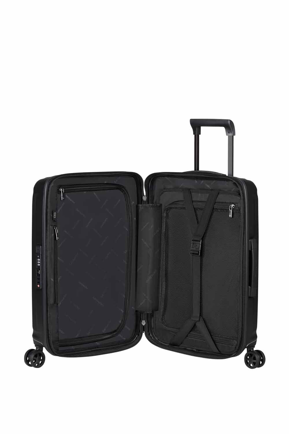 Samsonite Nuon Trolley mit 4 Rollen erweiterbar 55cm + GRATIS HOTELGUTSCHEIN Matt Graphite