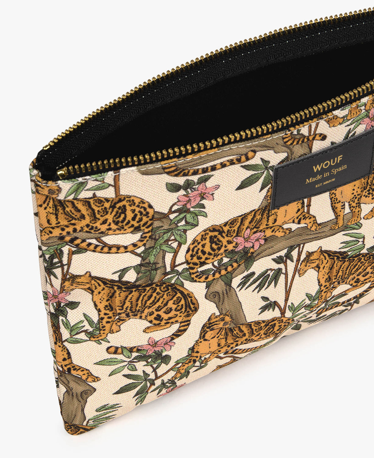 Wouf Accessories XL Pouch Bag Lazy Jungle Wouf Accessories XL Pouch Bag Lazy Jungle