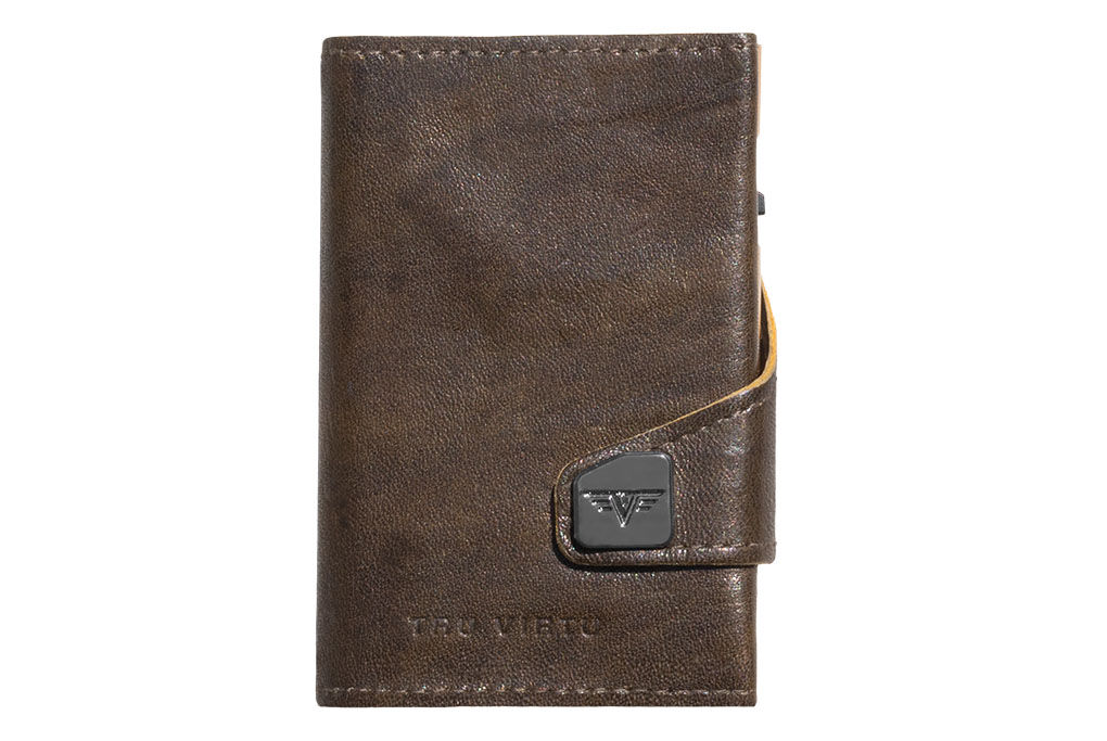 Tru Virtu Click & Slide Wallet *Special Edition* Caramba Mossgreen-Yellow/Gold