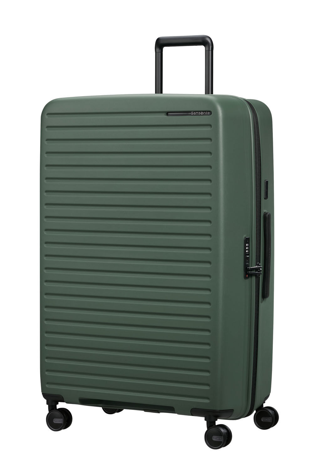 Samsonite Restackd Trolley mit 4 Rollen erweiterbar 81cm + GRATIS HOTELGUTSCHEIN Sage Samsonite Restackd Trolley mit 4 Rollen erweiterbar 81cm + GRATIS HOTELGUTSCHEIN Sage