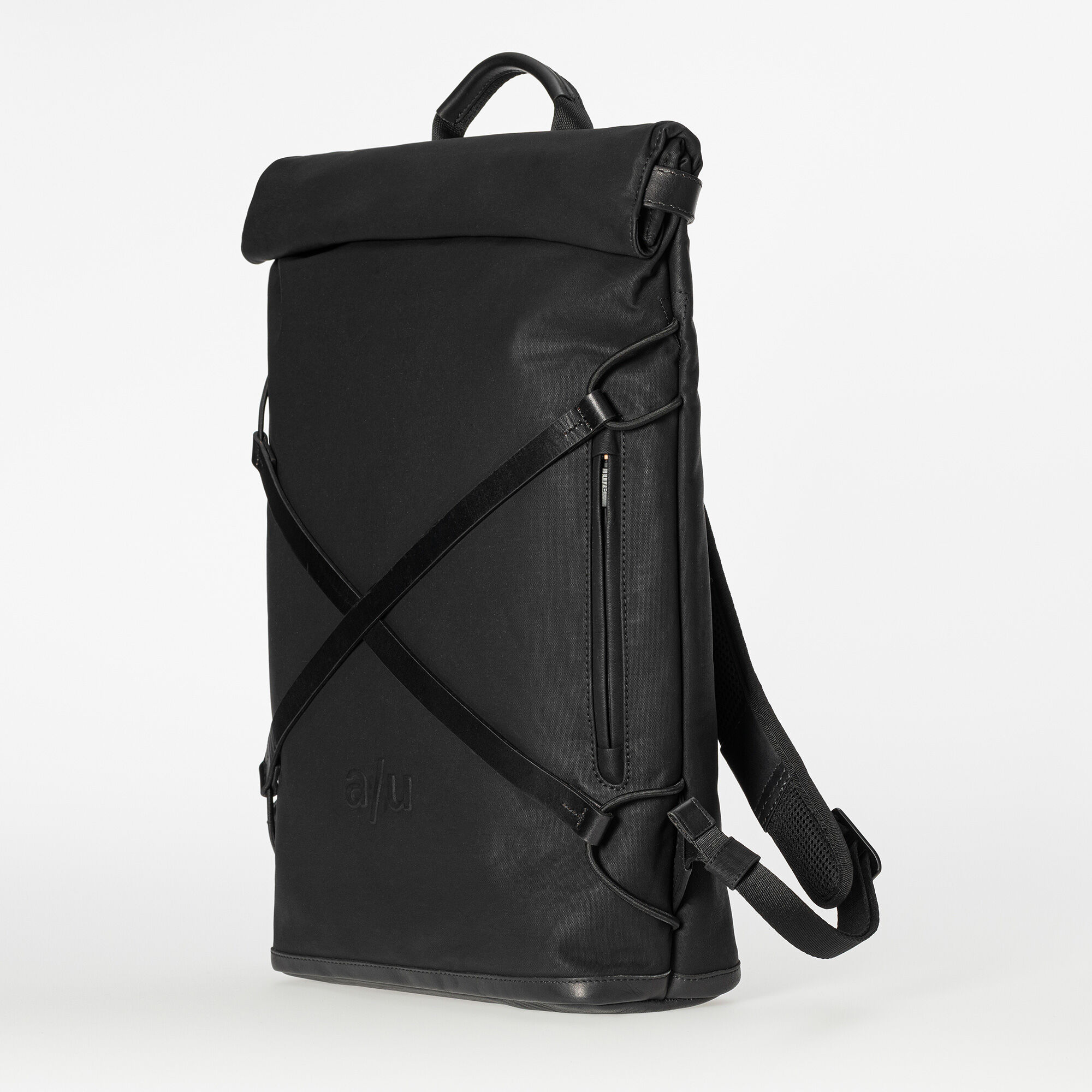 aunts & uncles Japan Osaka Rolltop Rucksack mit 15" Notebookfach black