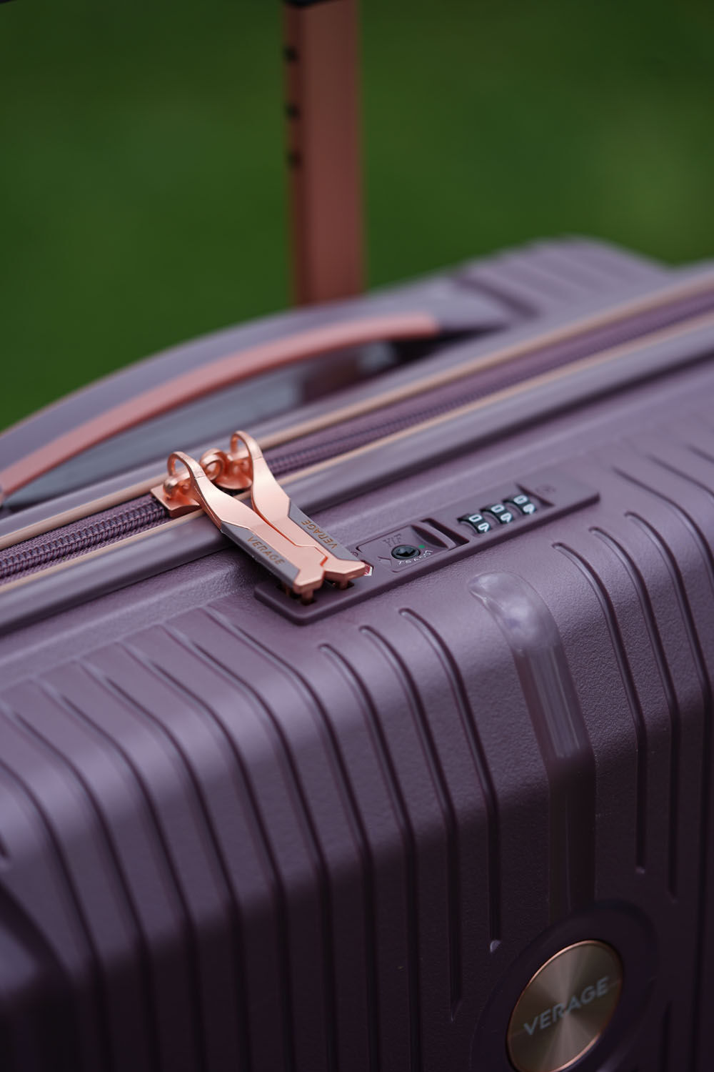 Verage Rome Trolley Medium Check-in dusty pink metal Verage Rome Trolley Medium Check-in dusty pink metal