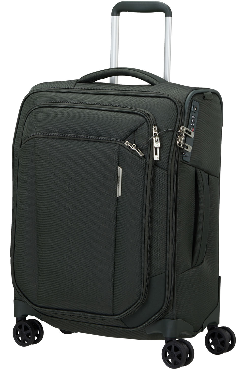 Samsonite Respark Trolley mit 4 Rollen 55cm Strict + GRATIS HOTELGUTSCHEIN Forest Green