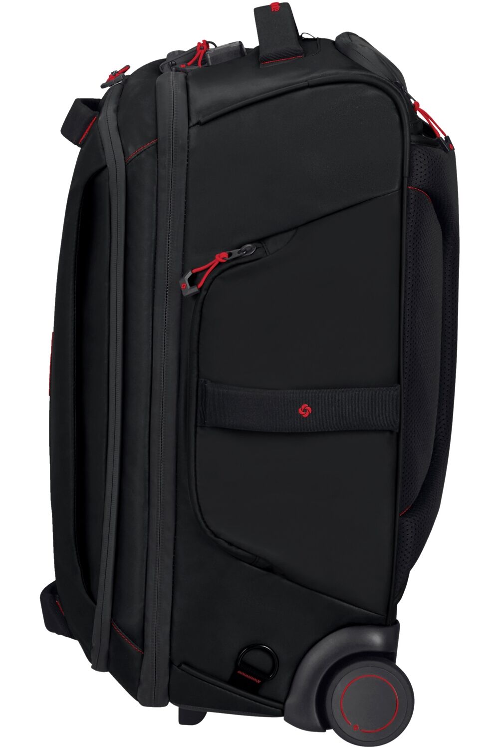 Samsonite Ecodiver Reisetasche/Rucksack mit Rollen 55cm + GRATIS HOTELGUTSCHEIN Schwarz